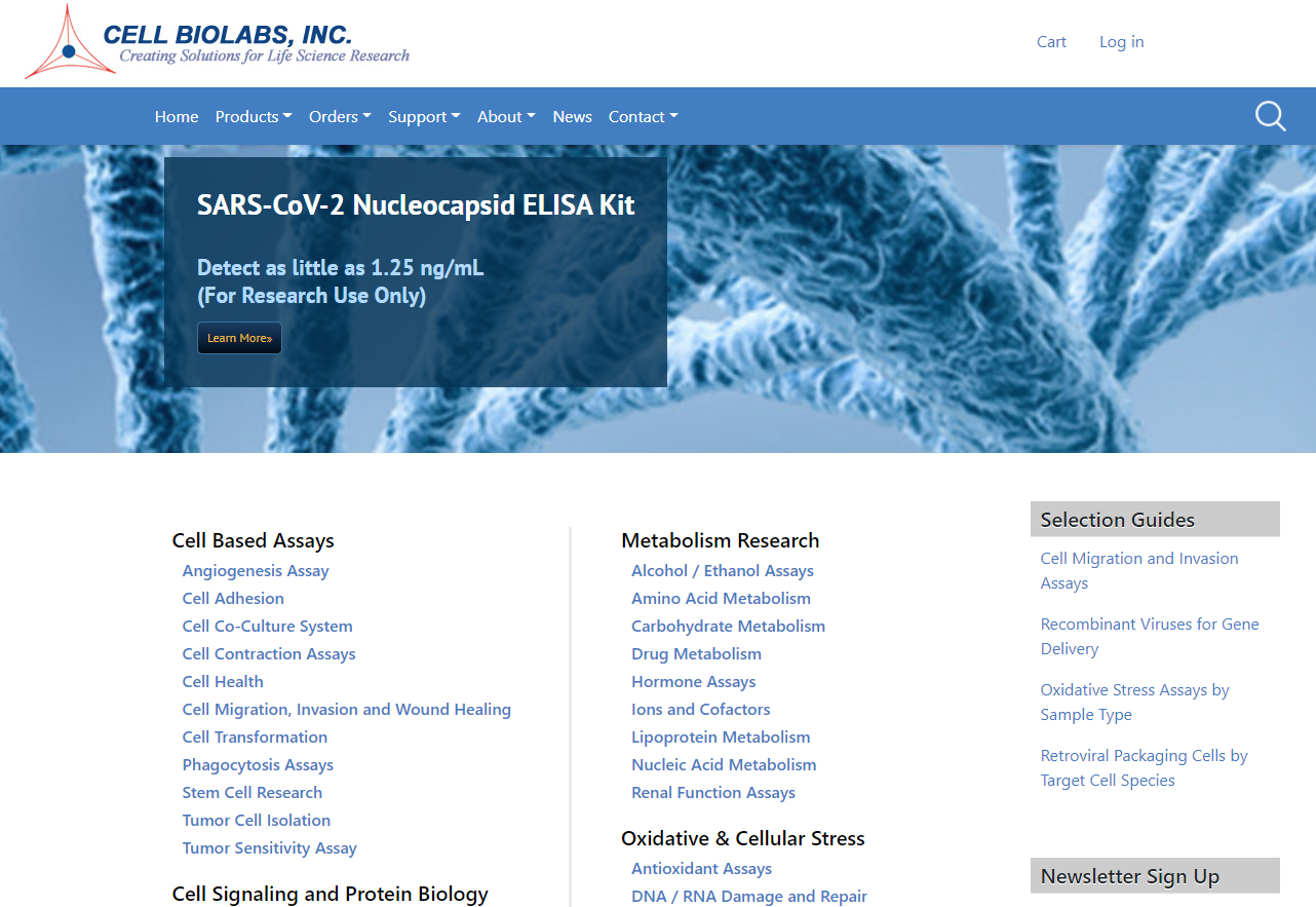 Cell Biolabs官網