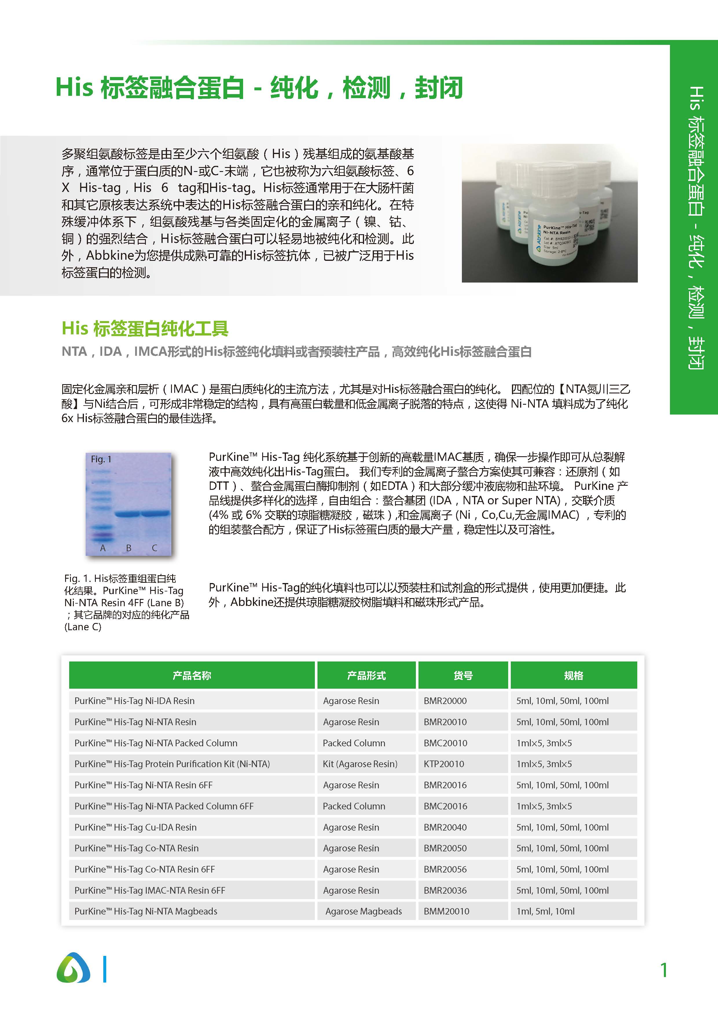 蛋白質&抗體純化和檢測工具