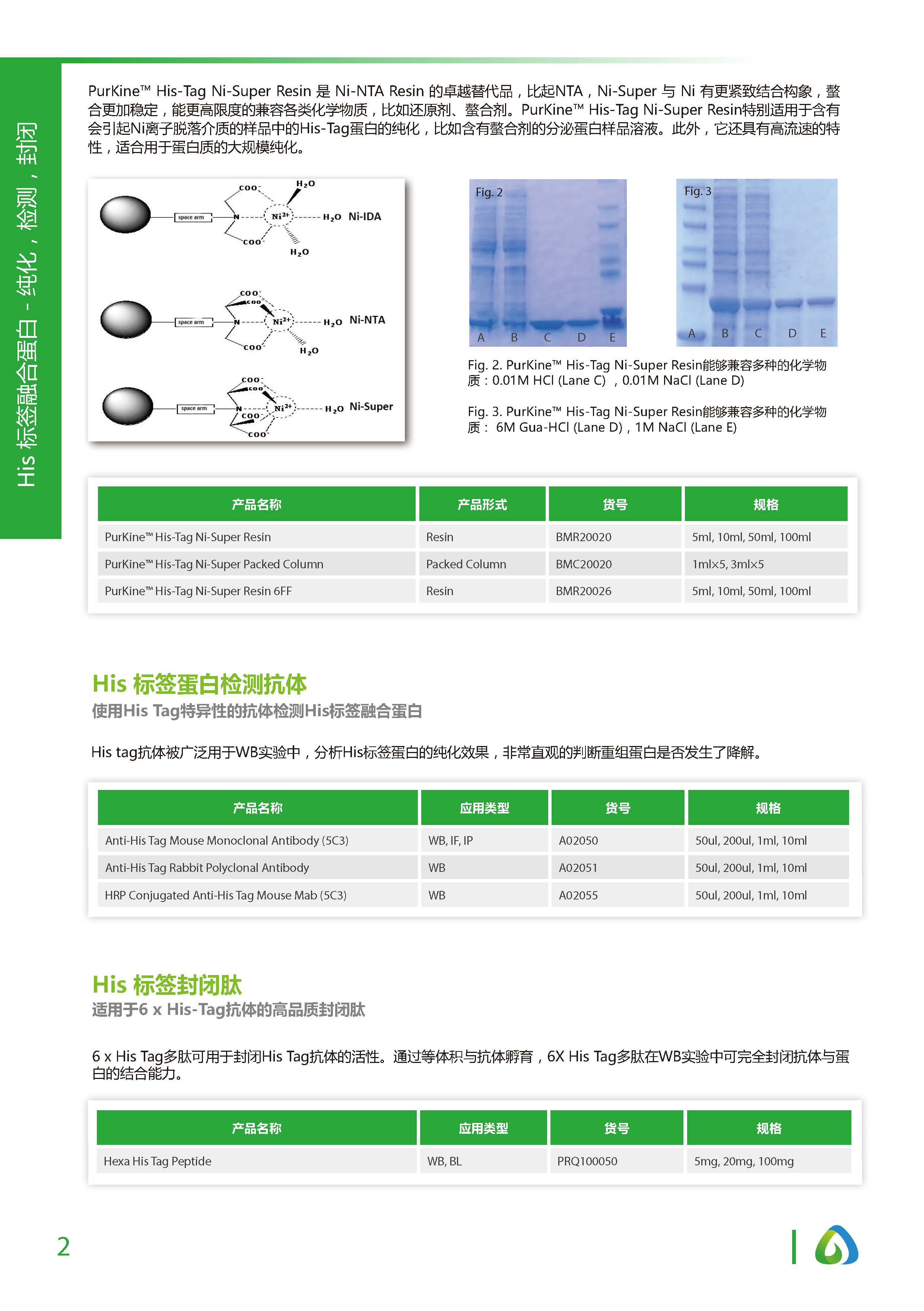 蛋白質&抗體純化和檢測工具