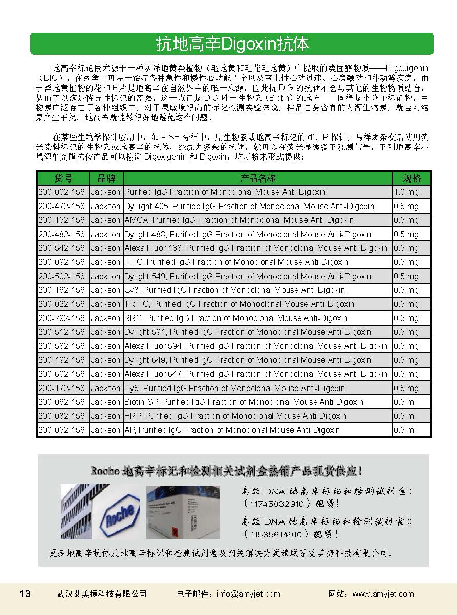 二抗產品應用手冊