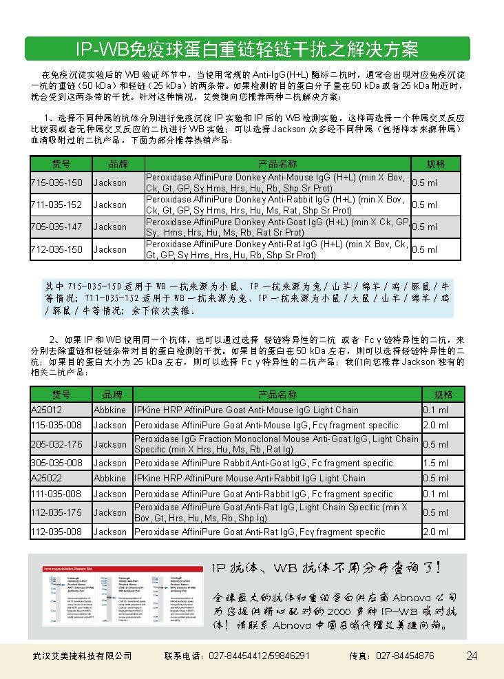 二抗產品應用手冊