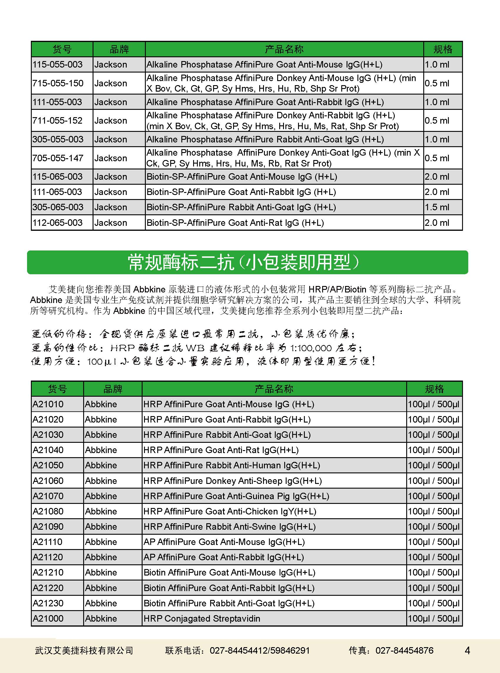 二抗產品應用手冊