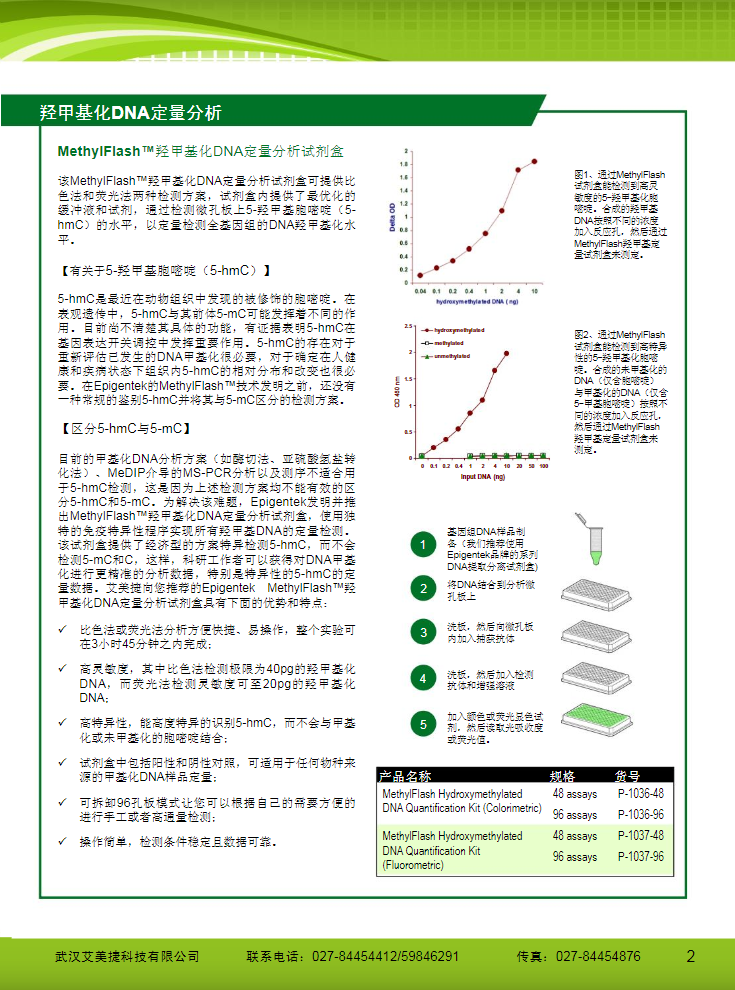 表觀遺傳研究方案產品折頁